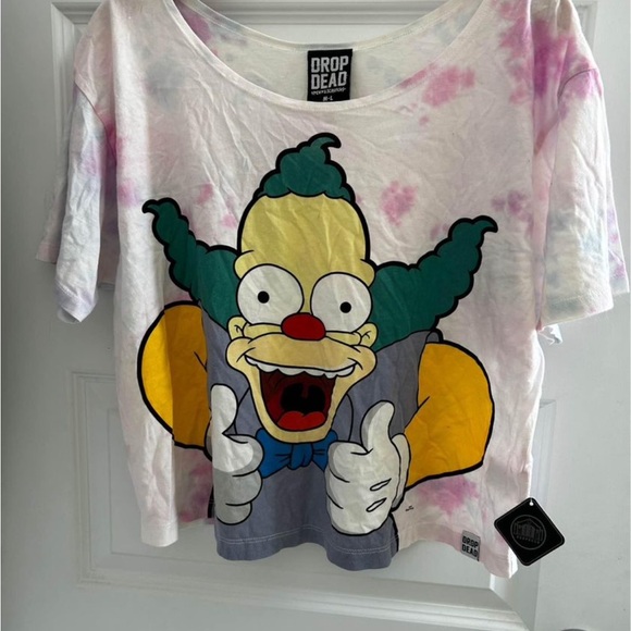 NWT RARE Drop dead Itchy scratchy simpsons collection M-L - Picture 2 of 2